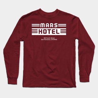 Mars Hotel (white) Long Sleeve T-Shirt